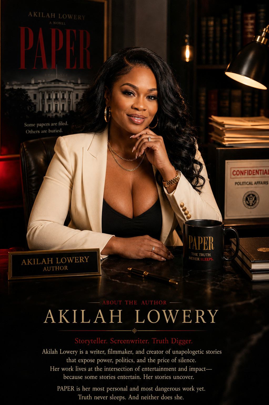 Akilah Lowery — Author of PAPER.